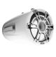 8.8" 330 Watt Coaxial Wake Tower Sports Chrome & White Marine Speakers with LEDs, SG-FT88SPWC - 010-02082-10 - Fusion 
